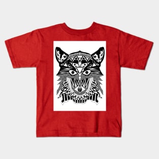lone wolf ecopop Kids T-Shirt